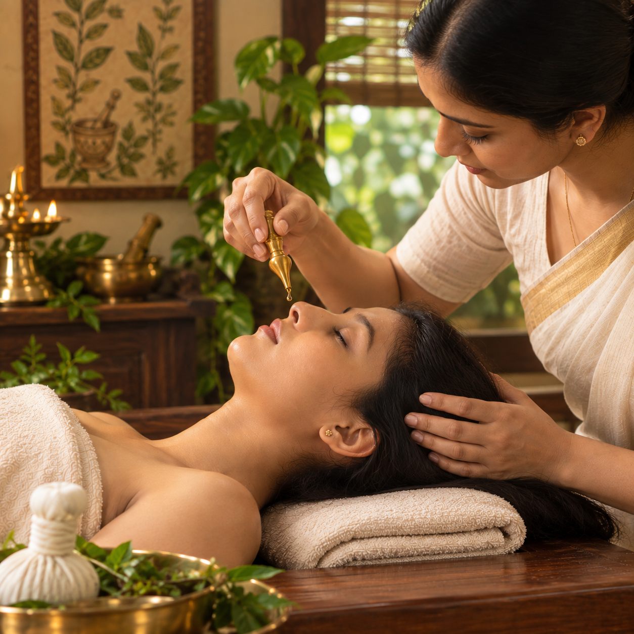 Nasya (Nasal Drops) - Jeevdhaari Keraliya Ayurveda